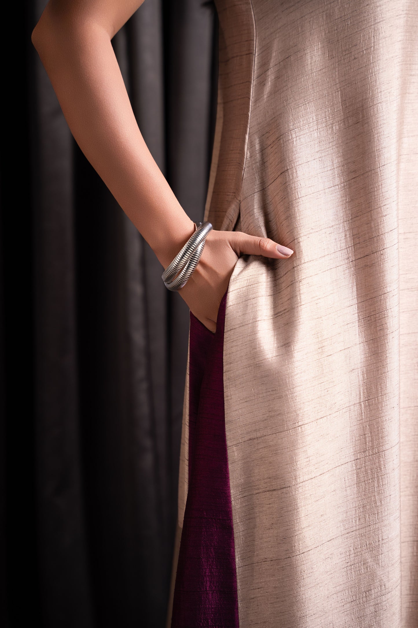 Bohemian Dress (Beige)