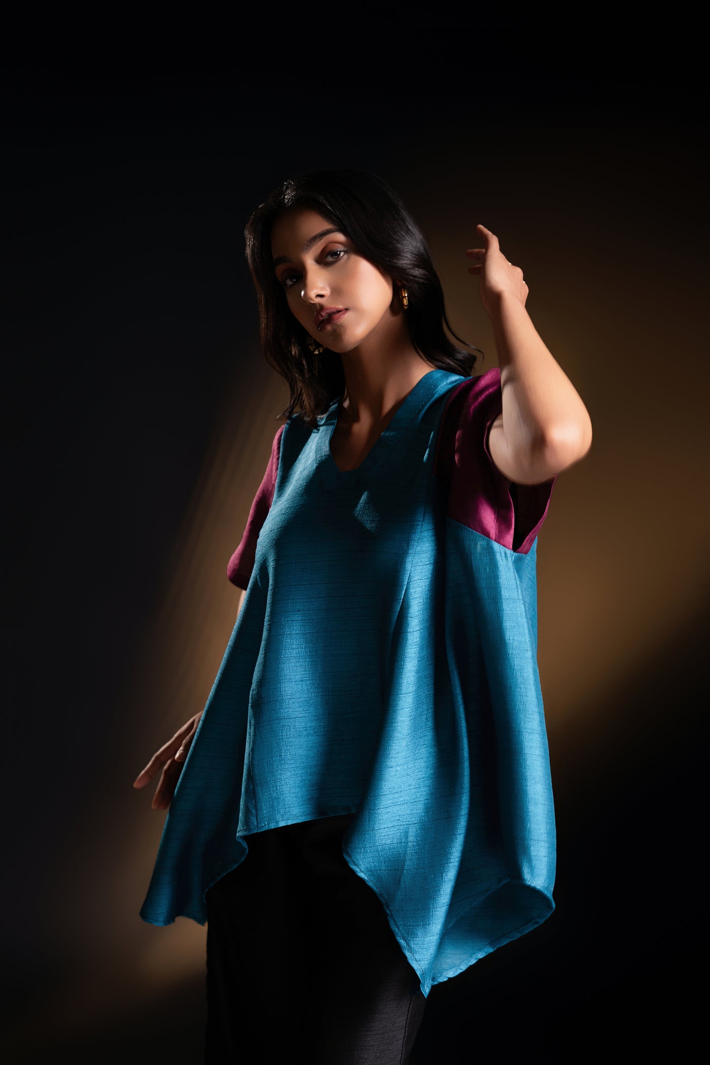 Short Panelled Kaftan