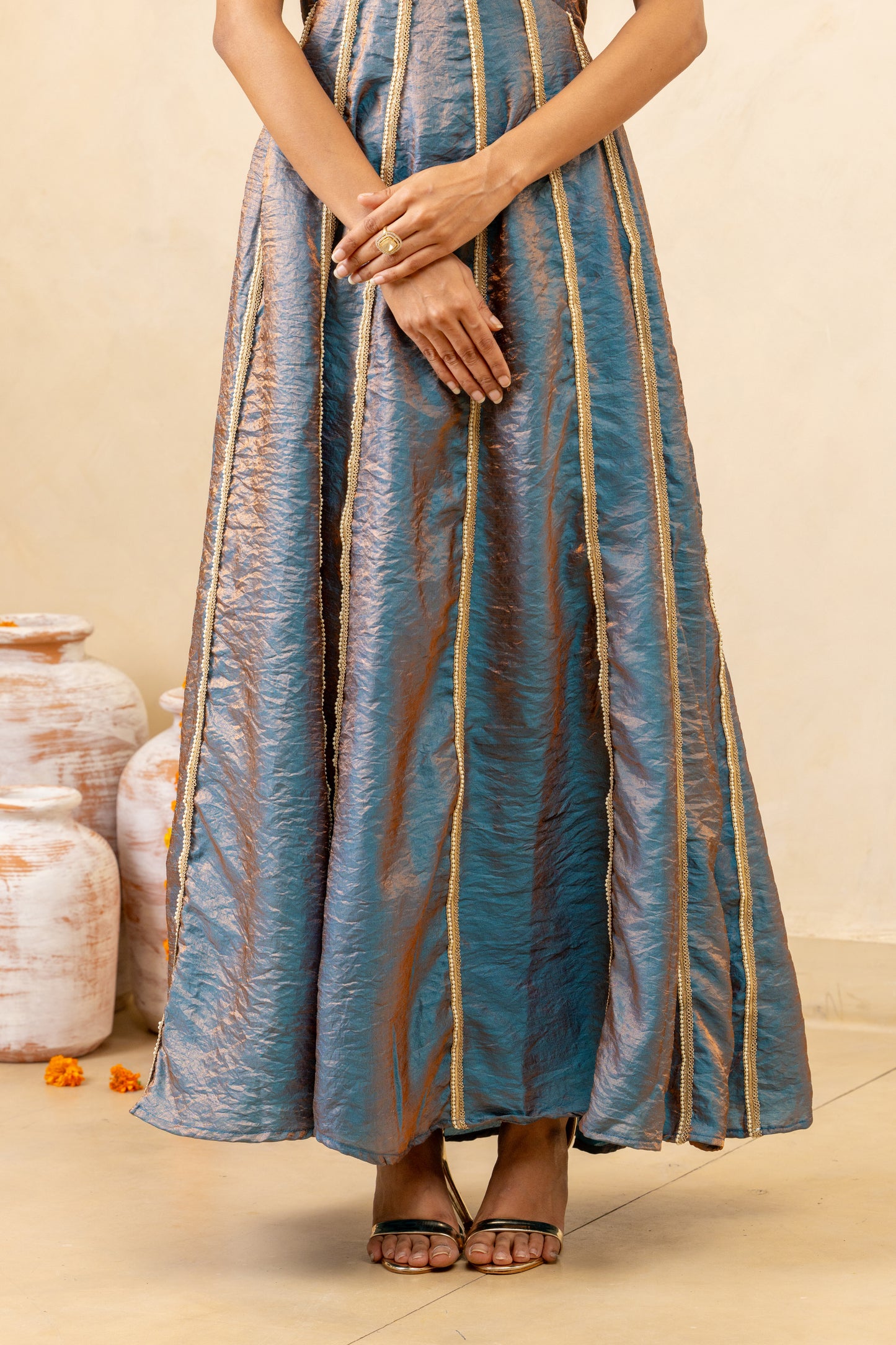 Dark Blue Anarkali Dress