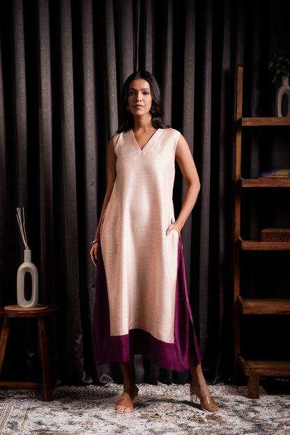 Bohemian Dress (Beige)