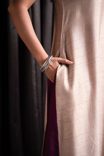Bohemian Dress (Beige)