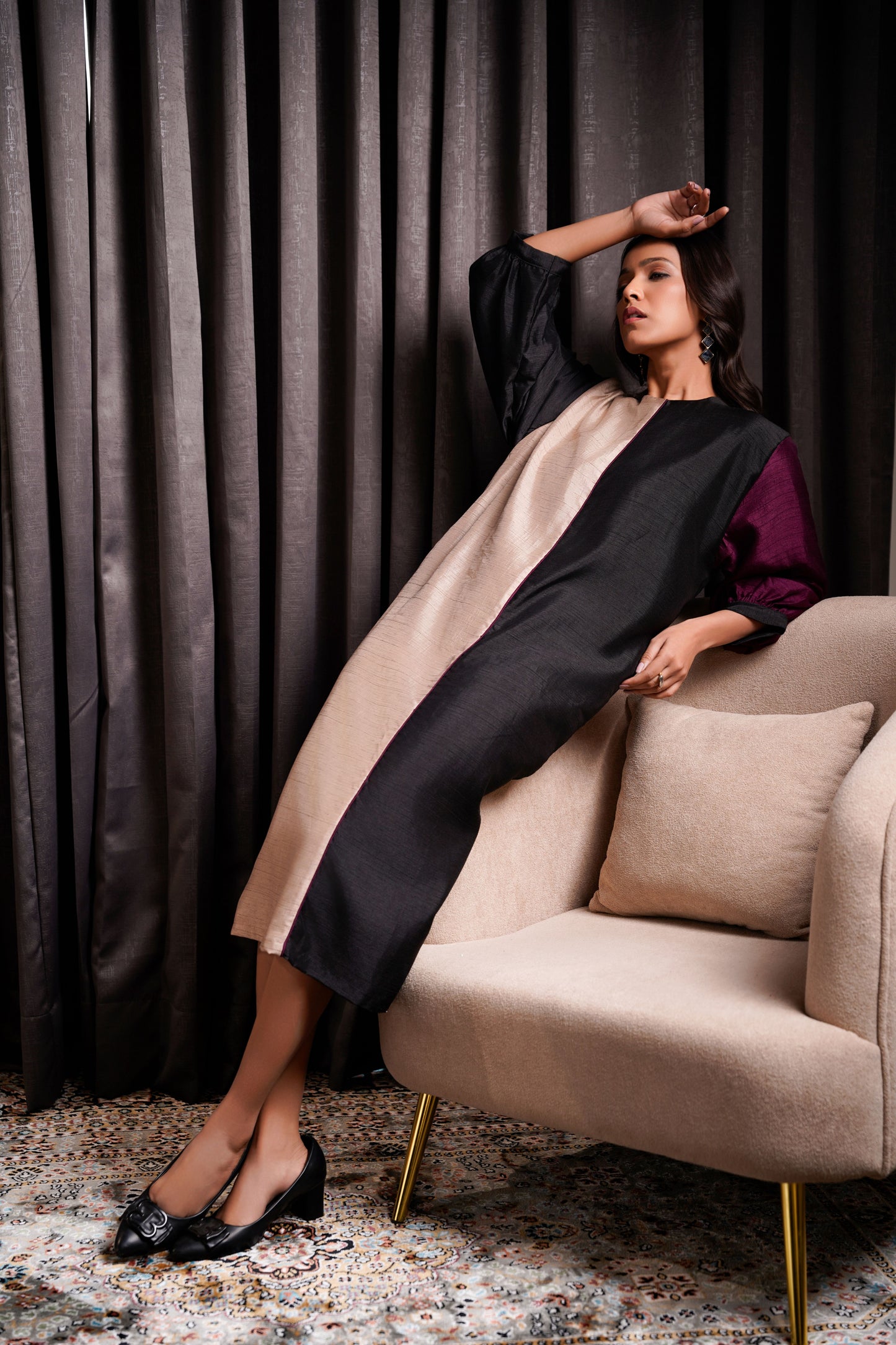 Box-fit Midi Dress
