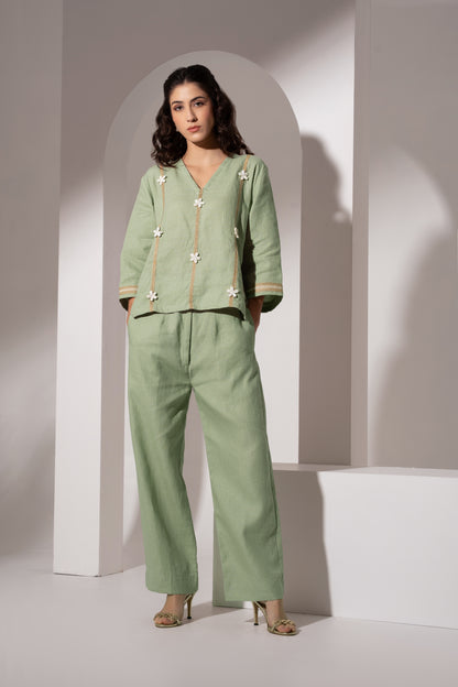 Mint Green Box-Fit Top
