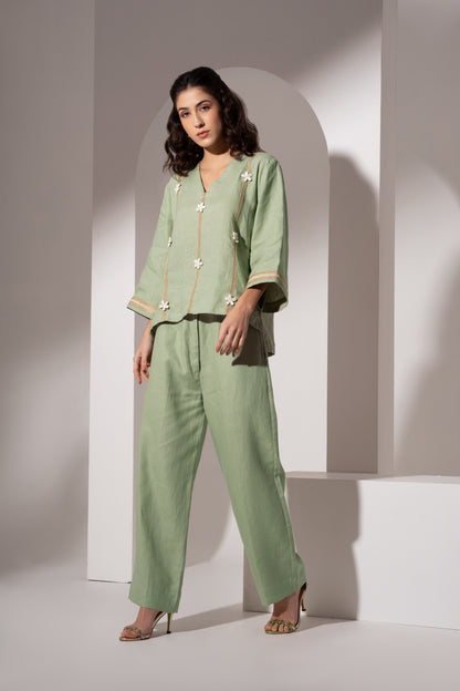 Mint Green Box-Fit Top