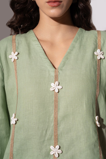 Mint Green Box-Fit Top