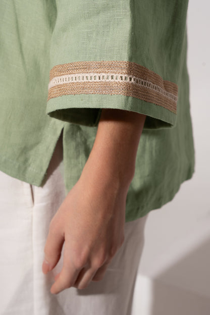 Mint Green Box-Fit Top