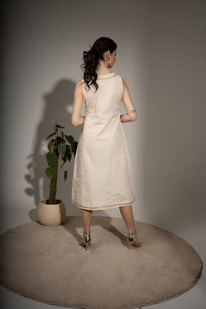 Sleeveless A-Line Dress