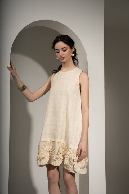 Ruffle Hem Short Dress