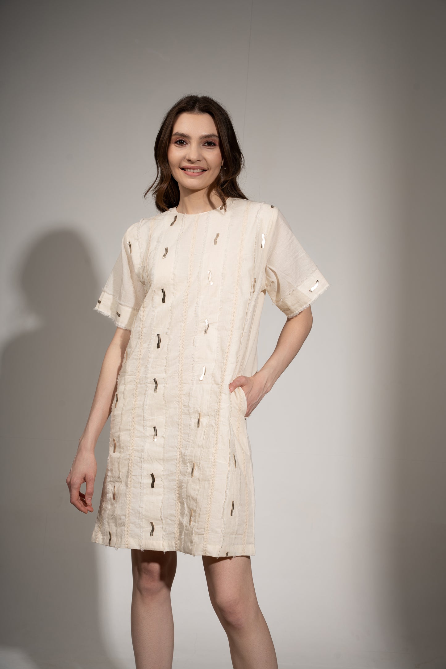Textured Box Tunic