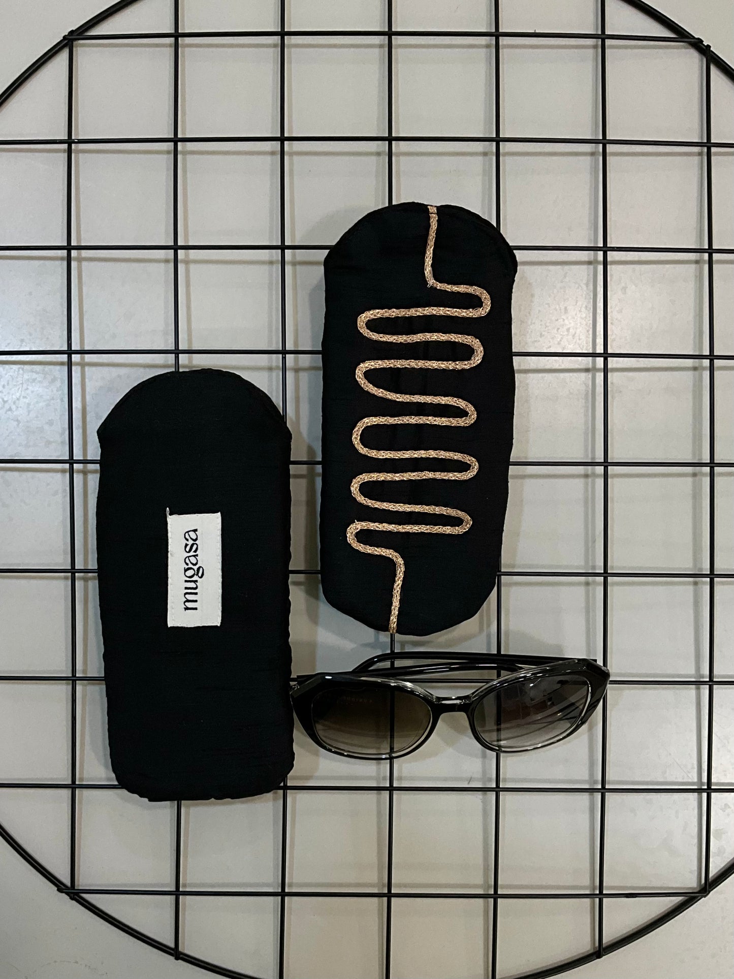 Twisted Gold- Sunglass Case