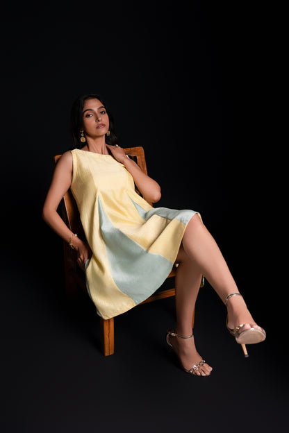Short Godet Panelled Dress