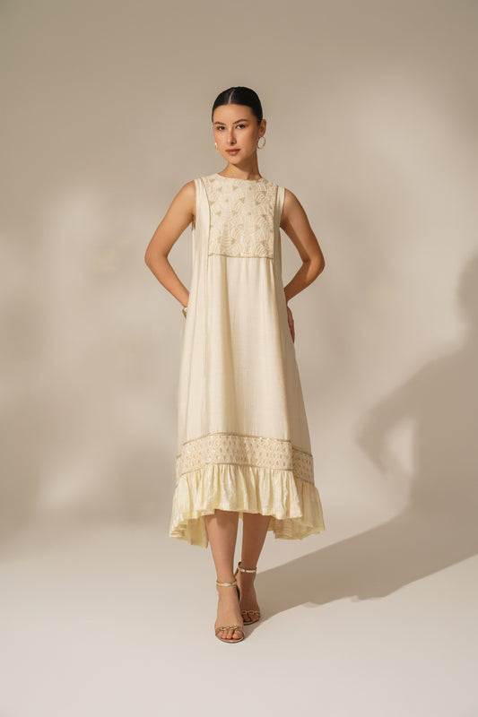 Panelled Maxi Dress