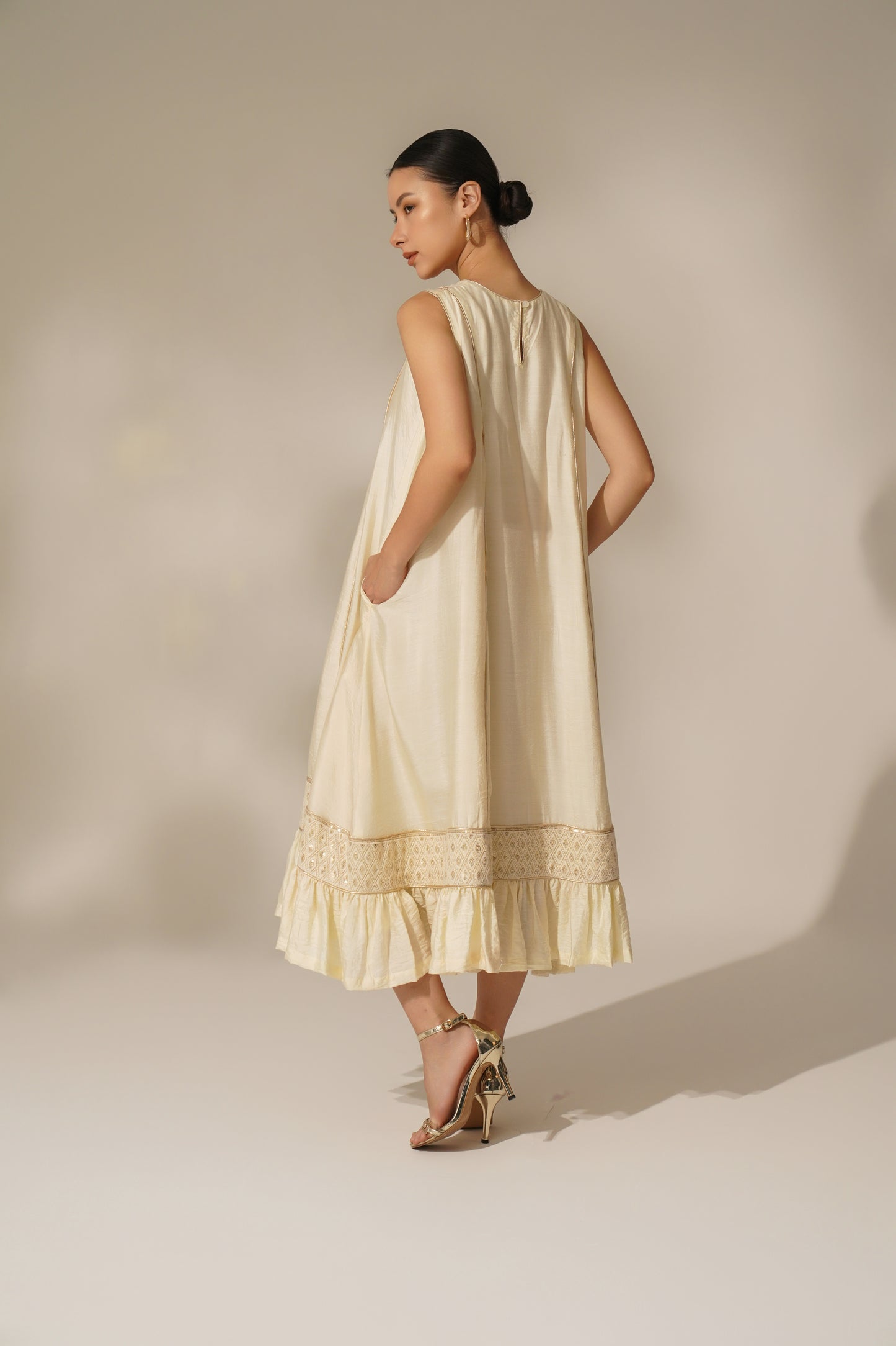 Panelled Maxi Dress
