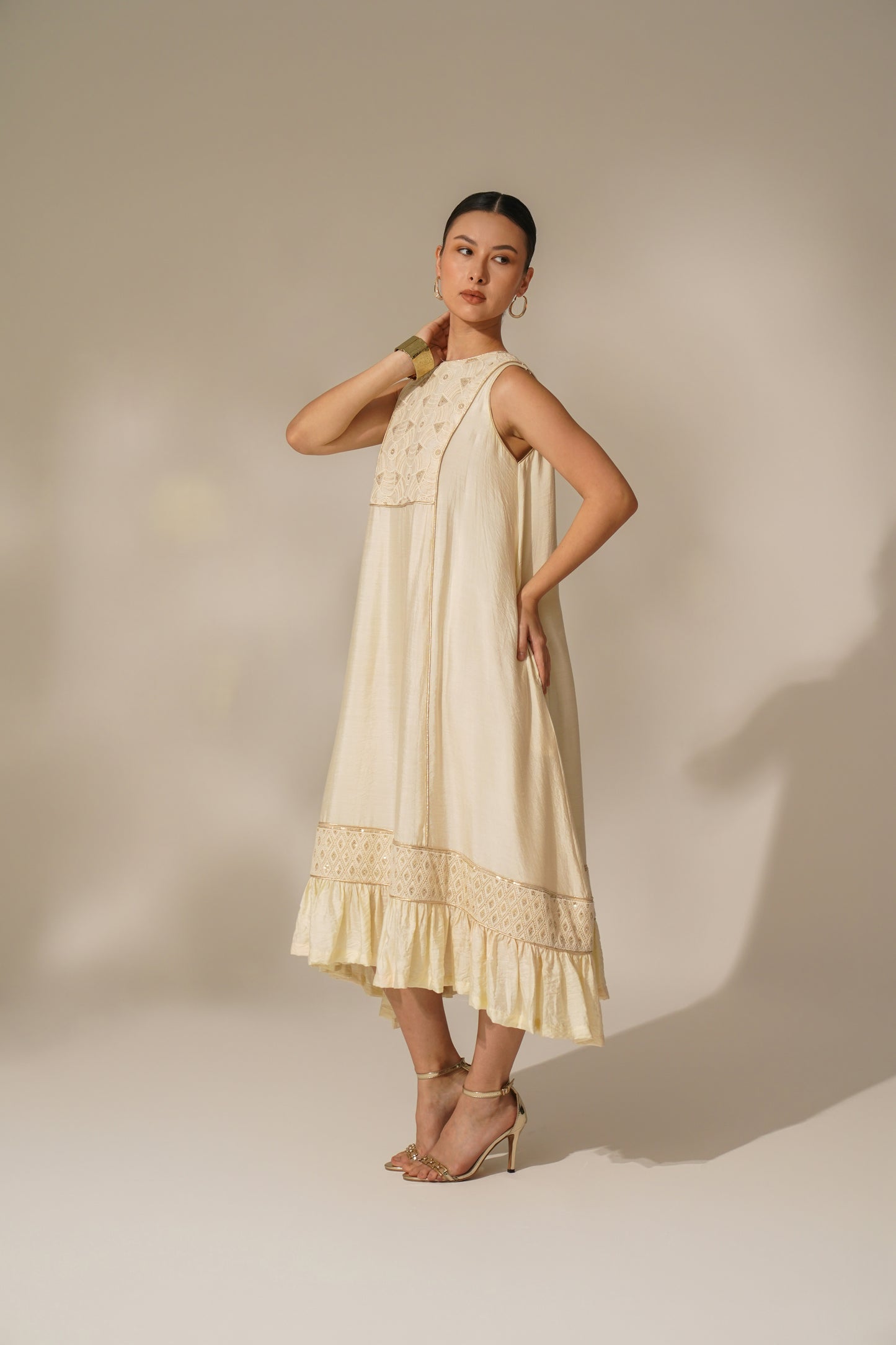 Panelled Maxi Dress