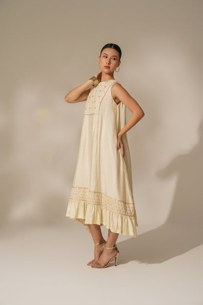 Panelled Maxi Dress