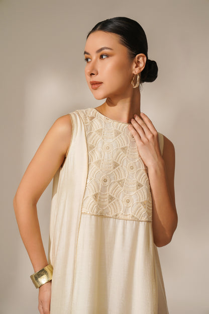 Panelled Maxi Dress