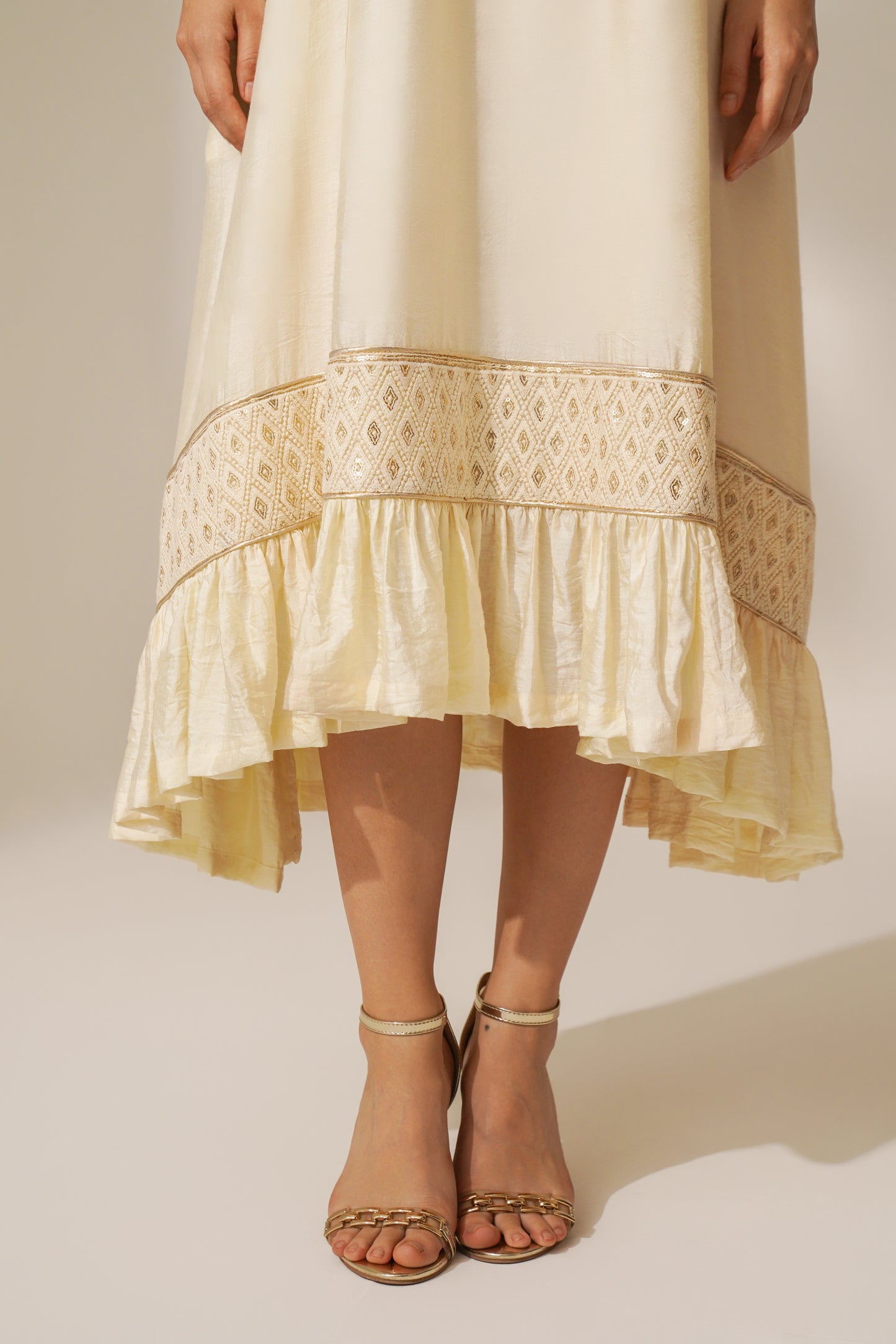 Panelled Maxi Dress