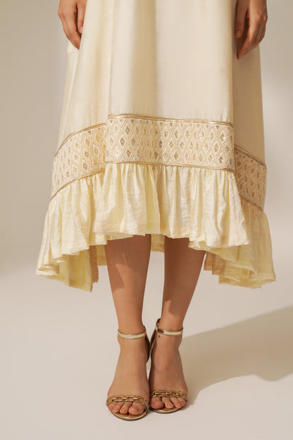 Panelled Maxi Dress
