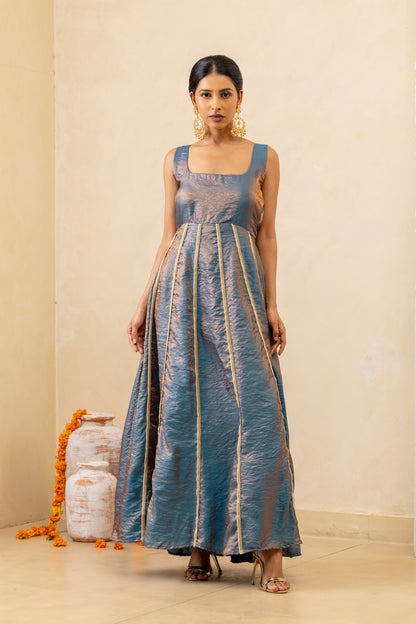 Dark Blue Anarkali Dress