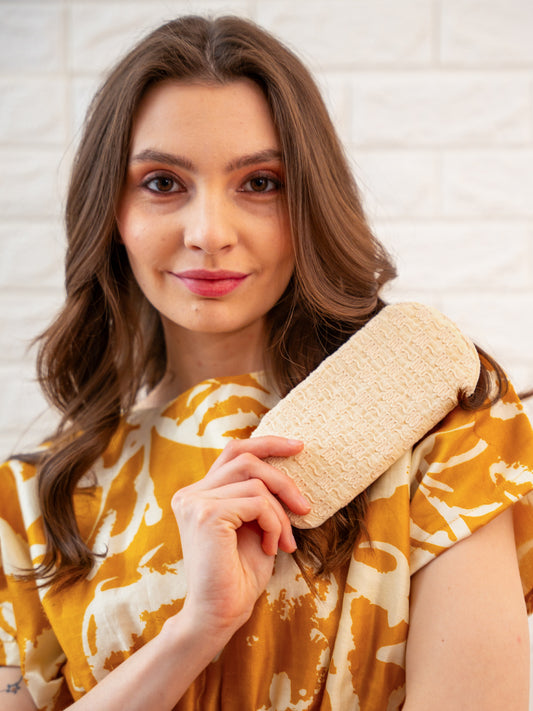 Zig-Zag Threadwork- Sunglass Case