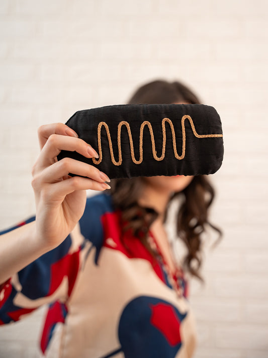 Twisted Gold- Sunglass Case